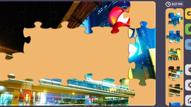 Relax Puzzles. Cityscape of Modern Metropolis. смотреть онлайн