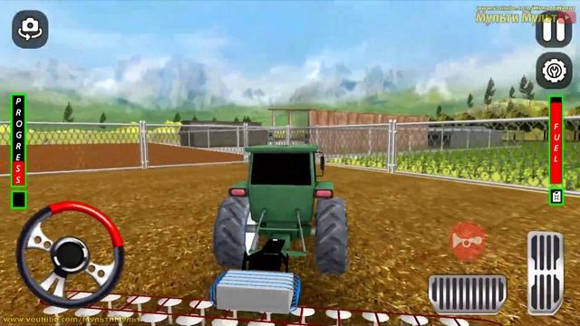 Modern Farming Simulator 2020 - Real Drone & Tractor 3D - Best Android GamePlay смотреть онлайн