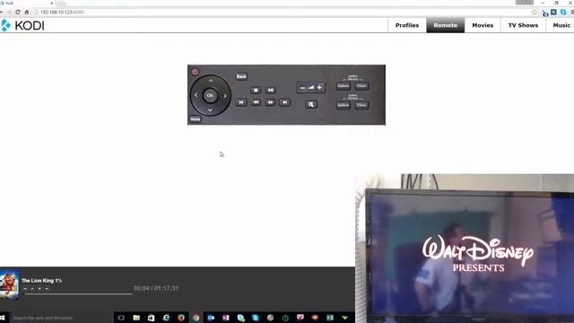 KODI WEB REMOTE смотреть онлайн