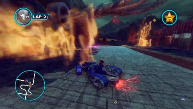 Sonic All-Stars Racing Transformed: Adder's Lair - Vyse Gameplay (4K 60FPS) смотреть онлайн