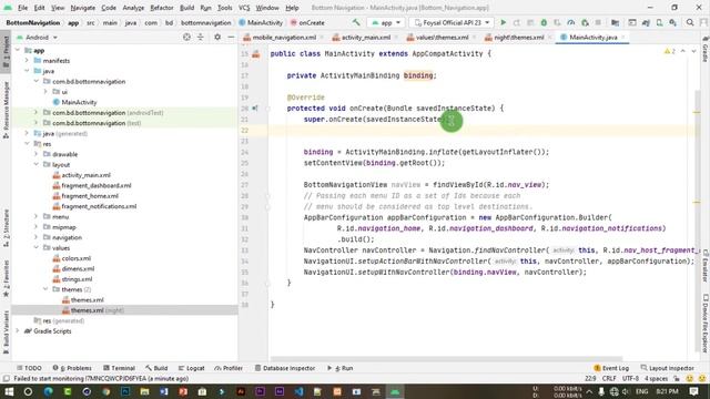 how to Hide toolbar with Bottom Navigation Activity Android Studio. смотреть онлайн