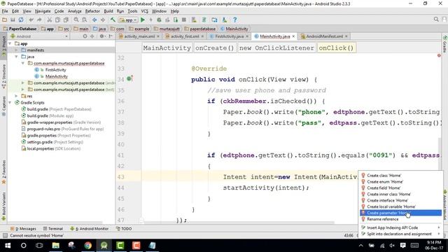 How to use paper database for small detail storage in android for beginners YouTube смотреть онлайн