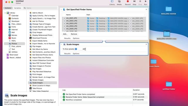 HOW TO BATCH RENAME AND BATCH RESIZE IN AUTOMATOR смотреть онлайн