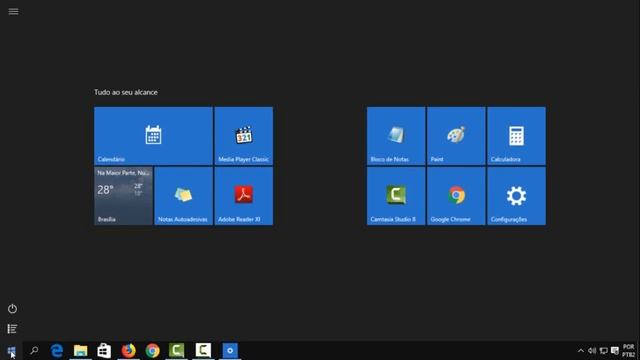Deixe o Menu do Windows 10 em tela cheia смотреть онлайн