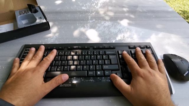 A4 Tech Kablosuz Klavye Mause Set Inceledik !!!  9300f