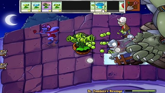 Plants vs Zombies Batllez - All Pea PvZ vs Dr. Zomboss Fight смотреть онлайн