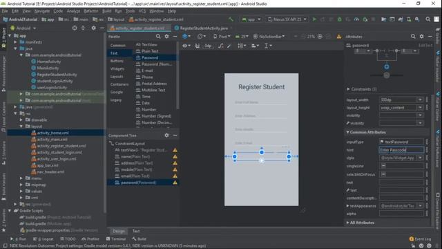 07 - Register Student Task | Design Activity & Firebase Authentication | Android Studio Tutorial смотреть онлайн
