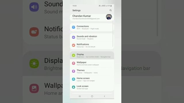 Home Button ko navigation bar on side screen scroll back #buttonchange смотреть онлайн