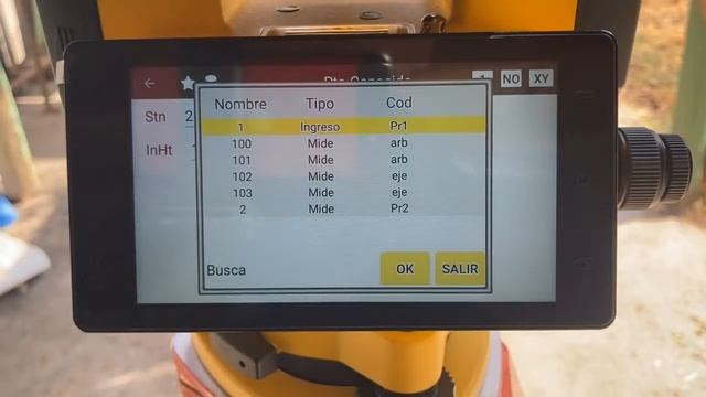 Instalación de estación entre puntos Conocidos. Estación Total South Android A1 - Neotop смотреть онлайн
