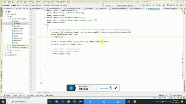 Layouts | Intent | Event | XML |Android App Development Tutorial in Hindi | Android Studio #21 смотреть онлайн