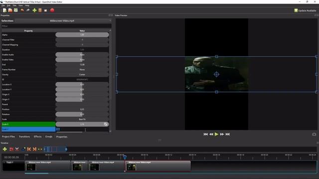 OpenShot Tutorial #9 | How To Make YouTube Short Or IG Reel From Wide Screen Video In OpenShot смотреть онлайн