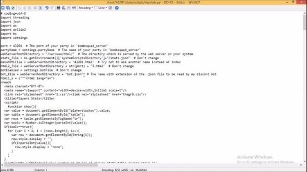 My modified BombSquad Dedicated Server Files Installation