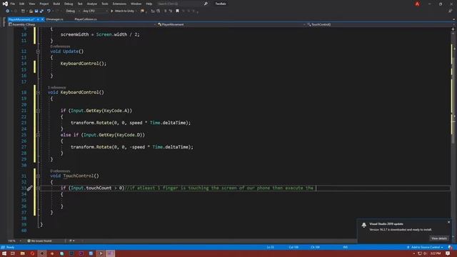 TOUCH CONTROL : How to make them in Unity смотреть онлайн