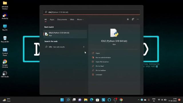 How to Install Python | Run Python | learn with Abhi смотреть онлайн
