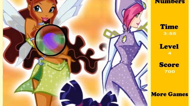 Winx club hidden number online game смотреть онлайн