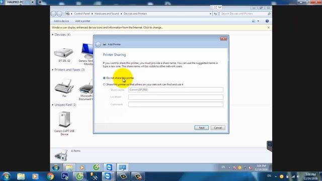Hướng dẫn cài driver cho máy in canon 2900 và khắc phục lỗi sai cổng port!! смотреть онлайн