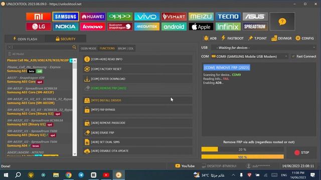 Samsung M12 Frp Done Unlock Tool