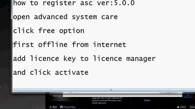 How to register Advanced System Care Ver:5.0.0.avi смотреть онлайн