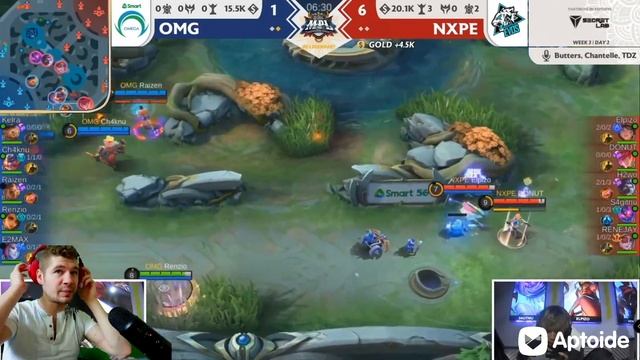 SHHHHHHH.... NXPE VS OMG GAME 2 REACTIONS смотреть онлайн
