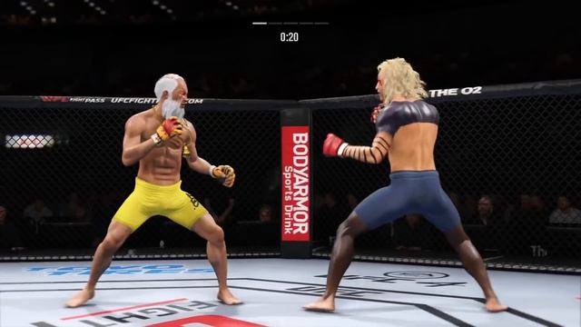 UFC4 | Old Bruce Lee(Player) vs Android 18(CPU) | 🐉 DragonBall смотреть онлайн