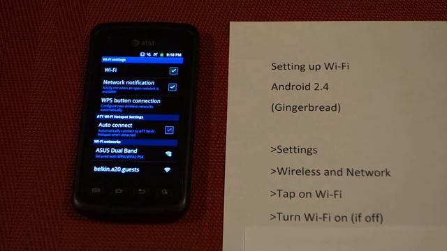 Android Tutorial Series - Setting Up Wi-Fi Network Android 2.3 смотреть онлайн