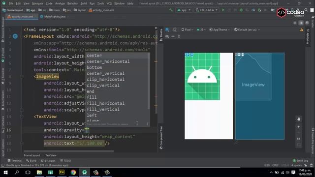 Curso Android desde cero #23 FrameLayout Android Studio смотреть онлайн