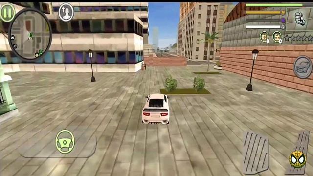 Super Venom Spiderman Rope Hero New Gangster city #5 Android Gameplay смотреть онлайн