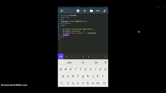 TUTORIAL Pascal untuk Fisika : Pemrograman melalui hp android смотреть онлайн