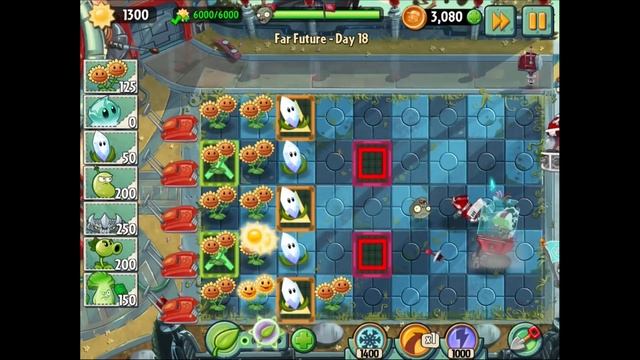 Plants vs. Zombies 2: Far Future - Gameplay Walkthrough Part 6 (1080p PvZ 2 DLC iOS/Android) смотреть онлайн