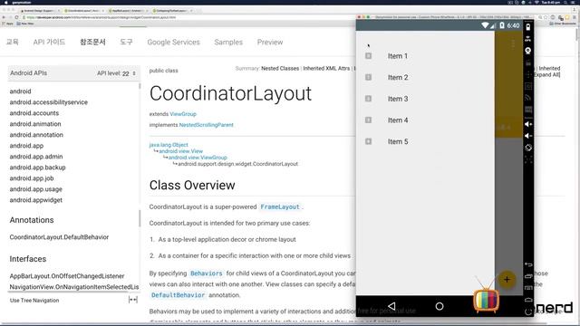 Android CoordinatorLayout + NavigationView + FAB + TabLayout + Parallax Scrolling HD смотреть онлайн