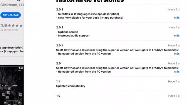 Fnaf 1 2.0.3 update subtitles in fnaf :0 смотреть онлайн
