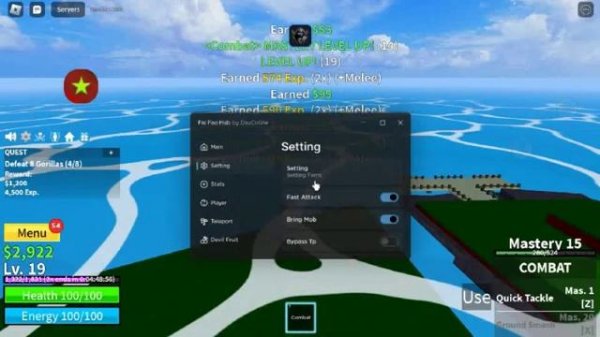 BLOX FRUITS Script 2023 UPDATE 20 AUTO FARM | NO LAG (NO KEY) [FAIFAOv2]