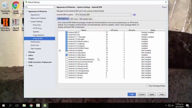 Instalar SDK de Android - Instalar Versiones de Android смотреть онлайн
