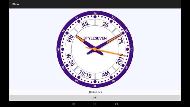 Informative Analog Clock-7 смотреть онлайн