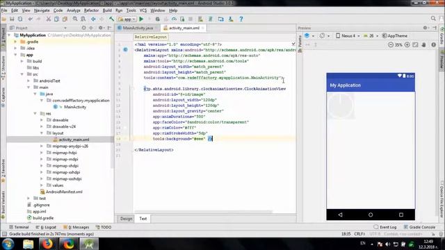 Using ClockAnimationView library in Android Studio смотреть онлайн