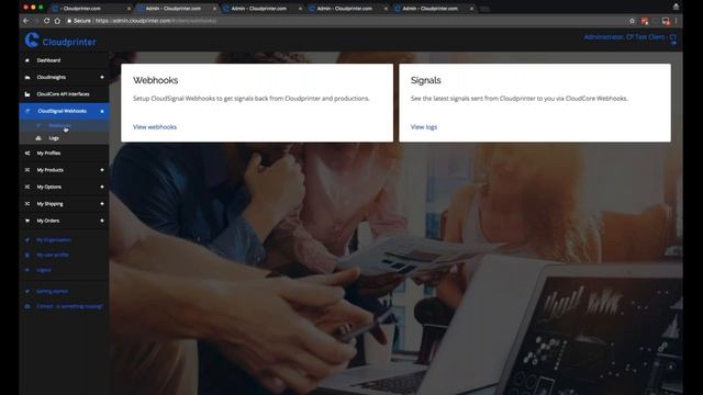 Part 6: Webinar Print API Cloudprinter.com (Dashboard) смотреть онлайн