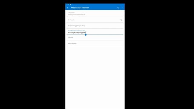 Videotutorial Hosted Exchange - Android Outlook-App | sc synergy смотреть онлайн