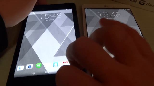Google Nexus 7 2013 Android 4.4 vs LG G Pad 8.3 CyanogenMod 11 ITA смотреть онлайн