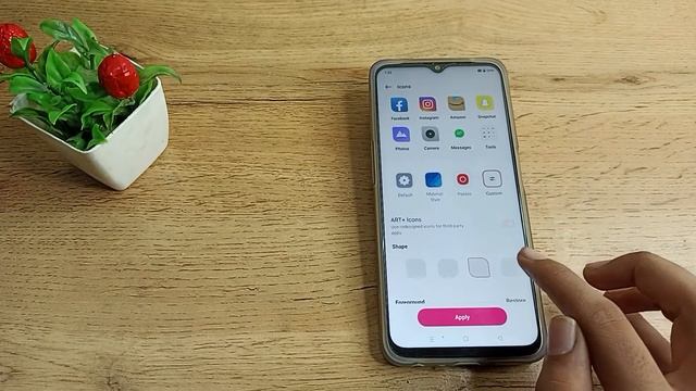 How to change icon style in realme c31 phone, icon style setting realme phone смотреть онлайн