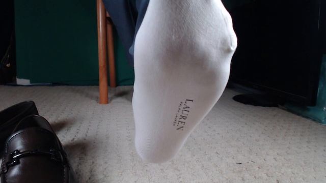 Shoeplay With White Lauren Polo Socks