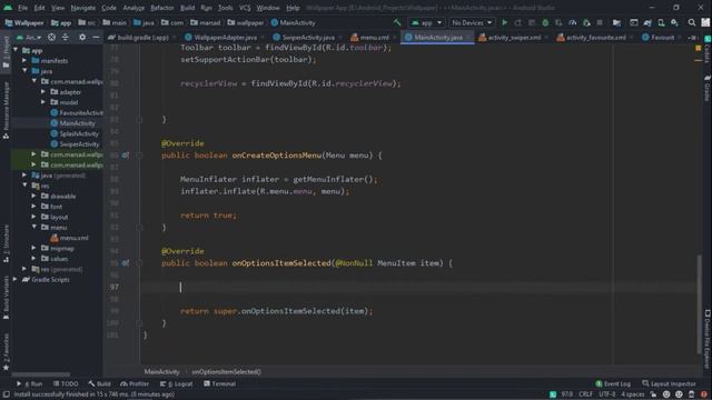 How to create Wallpaper App in Android Studio || Part 7 смотреть онлайн