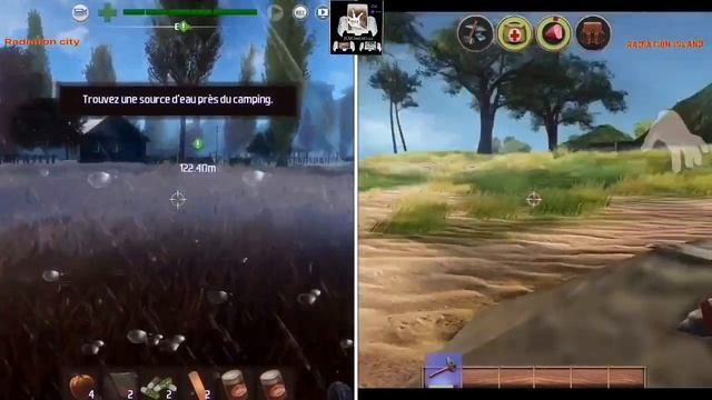 RADIATION CITY vs RADIATION ISLAND (COMPARAÇÃO/COMPARISON) iOS/ANDROID - HD (SIDE BY SIDE) смотреть онлайн