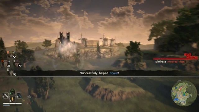 ATTACK ON TITAN 2! Final Battle & Ending #1 (AoT2 PS4) Season 2 Ending смотреть онлайн