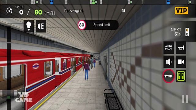 London Underground Tube Driver Passengers | Subway Simulator 3D Android Gameplay смотреть онлайн