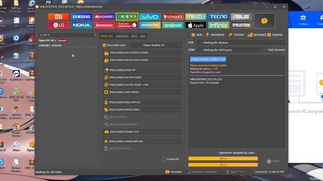 Oppo a57 4g cph2387 frp done by unlocktool done 100% смотреть онлайн