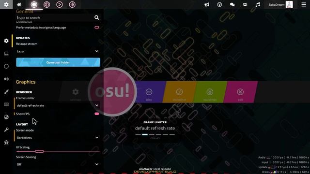 osu!lazer with classic osu! music theme смотреть онлайн