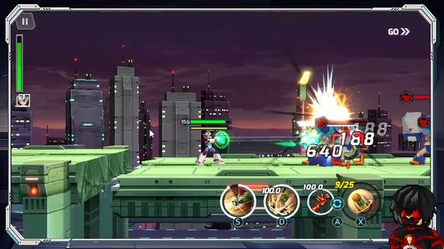 Mega Man X DiVE Offline | Giga Buster | Mod Weapon Showcase смотреть онлайн