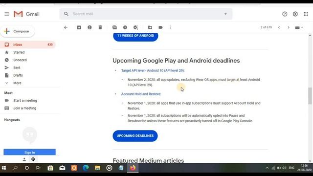 Google play console Android Deadlines | Apps must update before 2 Nov. 2020 API Level 29 Android 10 смотреть онлайн