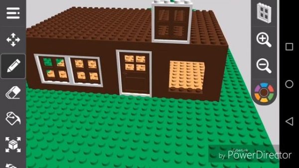 Lego on your mobile?? Draw bricks android game Modern house or what.