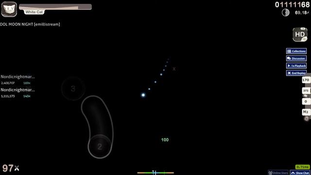 Osu! A FOOL MOON NIGHT emillistream 4.77* HD Complete! смотреть онлайн